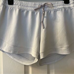 Reebok Women's Athleisure Shorts in Light Gray